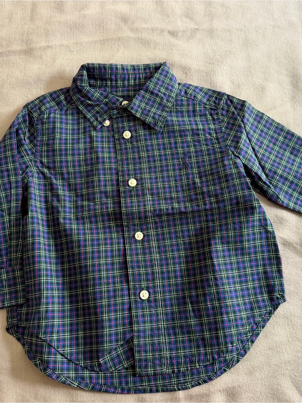 Ralph Lauren Plaid Button-Down Shirt x2